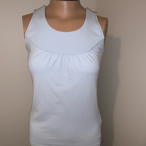 Puma Tank Top Women Medium Light Powder Blue New - Picture 8 of 8